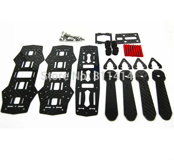 1 компл. Светонепроницаемая рамка квадрокоптера из углеродного волокна QAV250 Mini 250