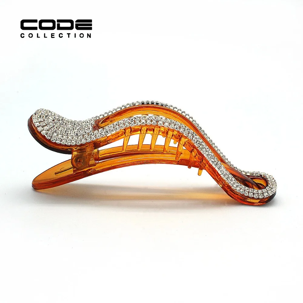 2018 высокое качество большие роскошные полностью хрустальные заколки Элегантные Заколки для волос женщин