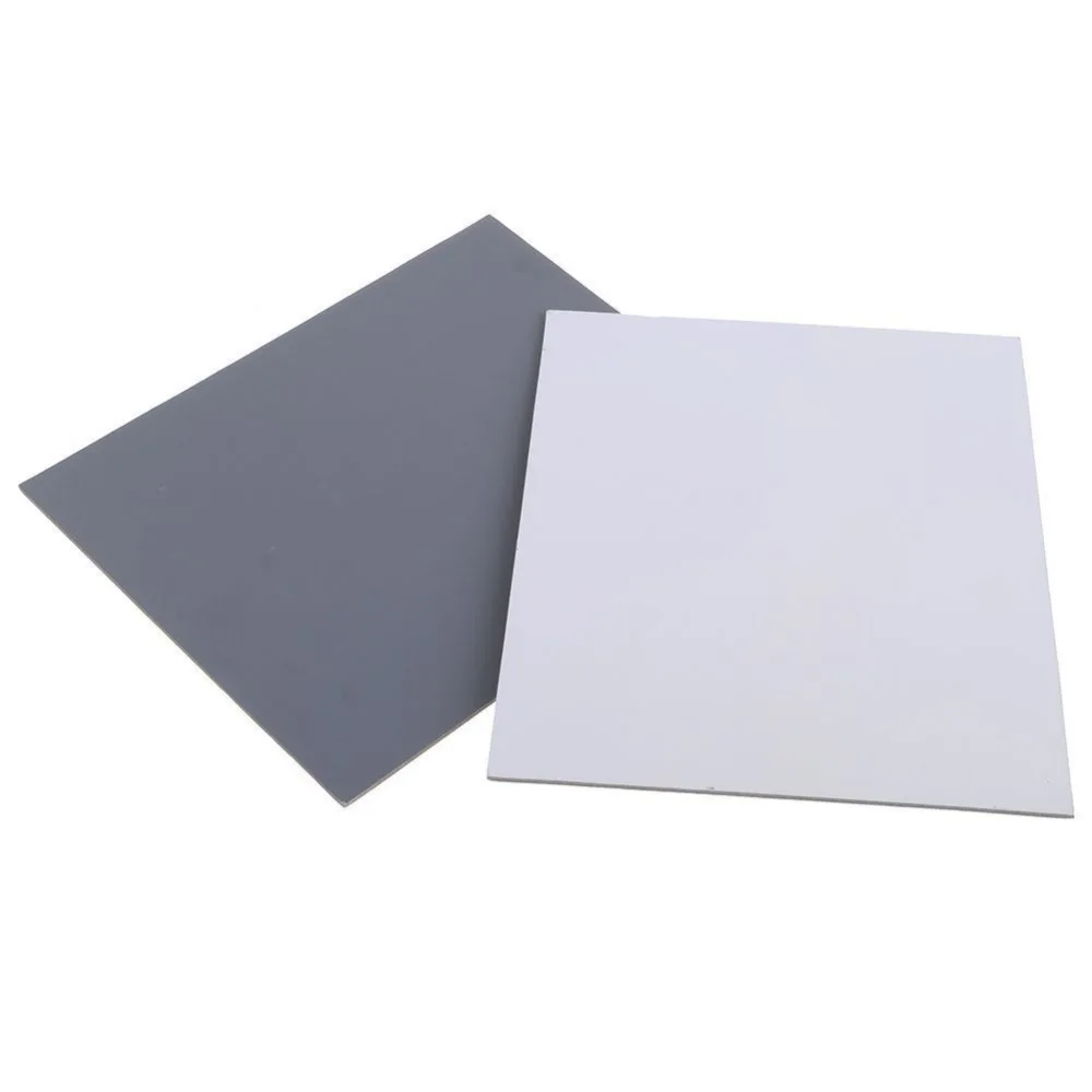 Neewer большой размер 2 набор карт 8 &quotx 10&quot Баланс белого/карта экспозиции 18% серый