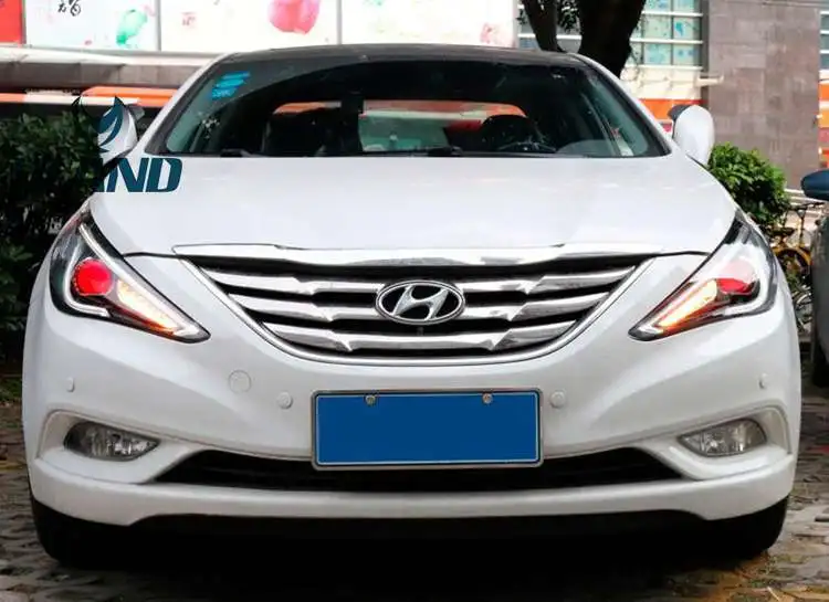 VLAND производитель автомобильных налобных фонарей для Sonata, светодиодный налобный фонарь, 2011- год, с проекционным объективом, передняя фара plug and play