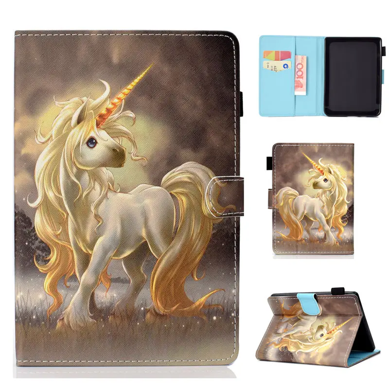 S010 Чехол для Amazon, новинка, Kindle Paperwhite,, выпущенный чехол, чехол для Kindle Paperwhite, 4, 10 поколение, кошачий принт, оболочка - Цвет: S010