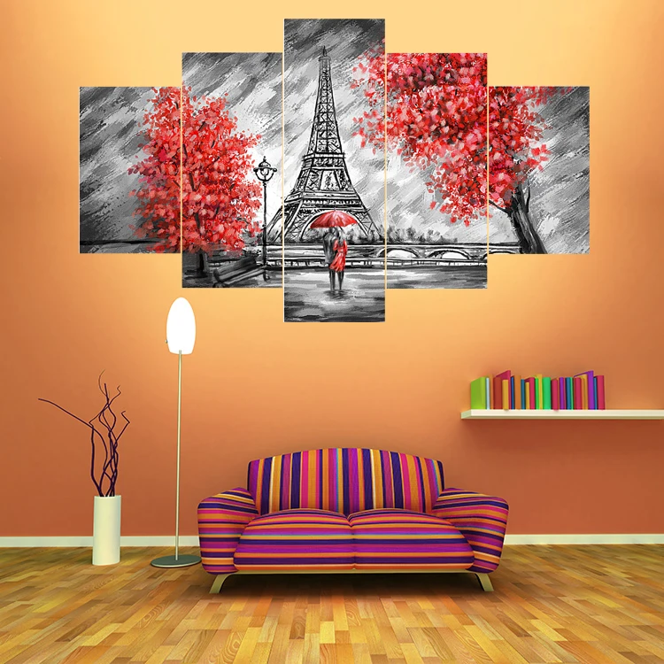 Декоративные абстрактные картины Gohipang для влюбленных 5 шт.|pictures decorative|for roompicture wall