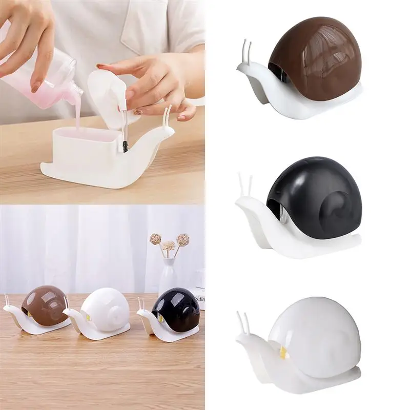 Шампуневый диспенсер милые улитки Форма бутылка лосьона для жидкого мыла