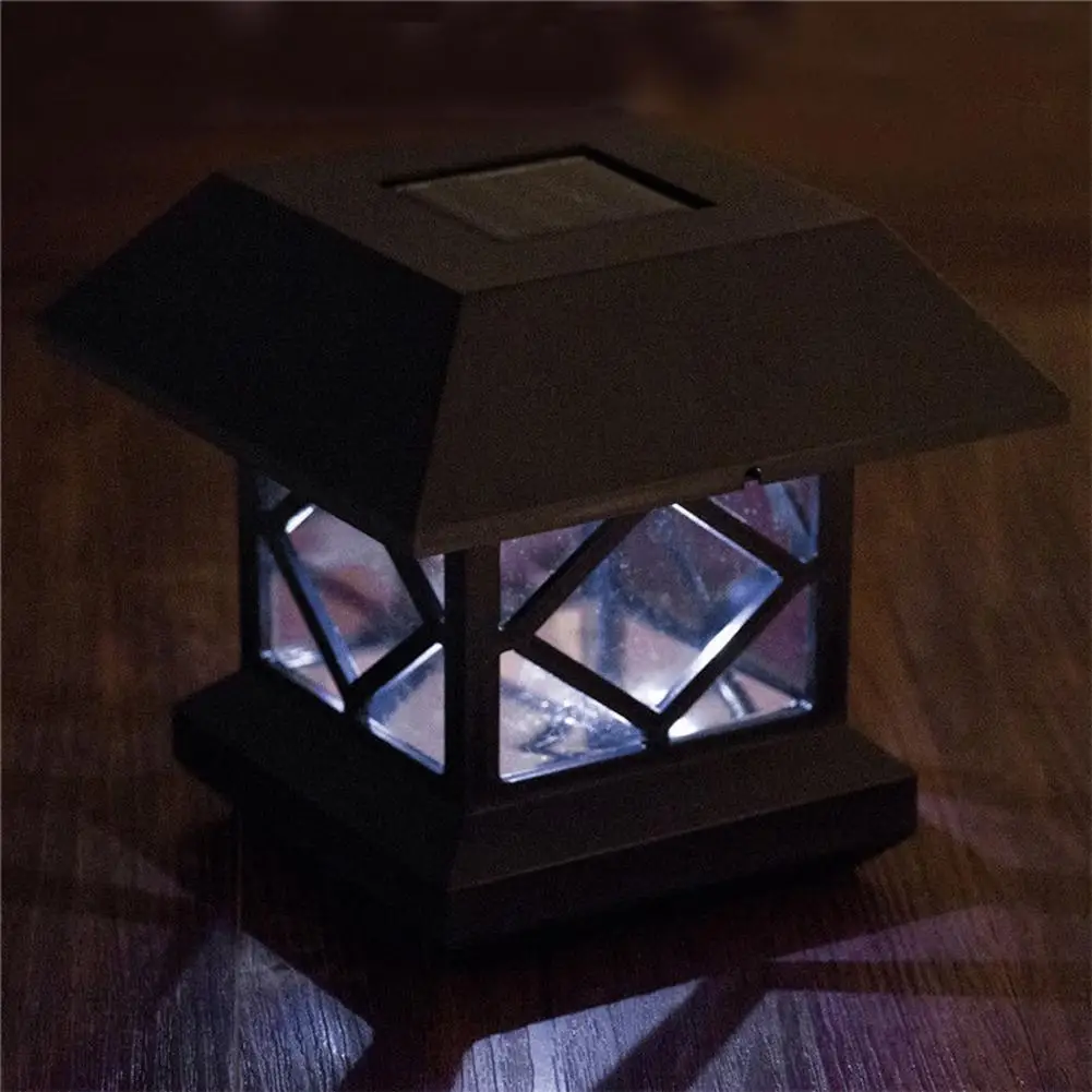 Солнечный забор освещение Крышки столба Открытый Сад светодиодный пост палуба