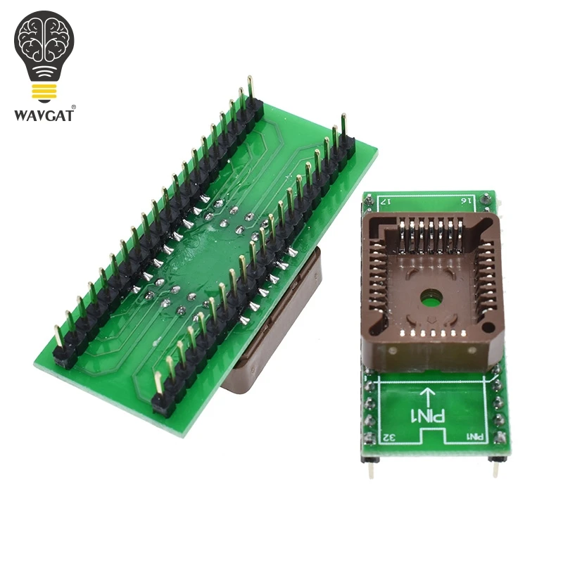 Универсальный USB программатор PLCC32 к DIP32 PLCC44 К DIP40 внешний адаптер для TL866CS TL866A EZP2010