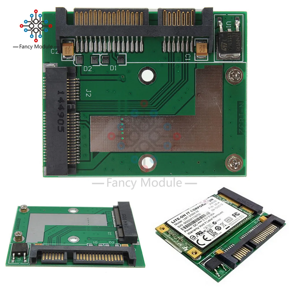 

2017 Универсальный стандартный mSATA SSD до 2,5 дюймов SATA 6,0 Gps адаптер преобразователь карта Модульная плата для ноутбука и настольного компьютера