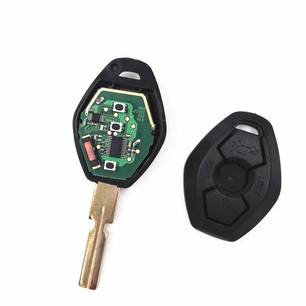 HKCYSEA 3 кнопки Прямой пульт дистанционного управления брелок для ключей BMW CAS2 315/433