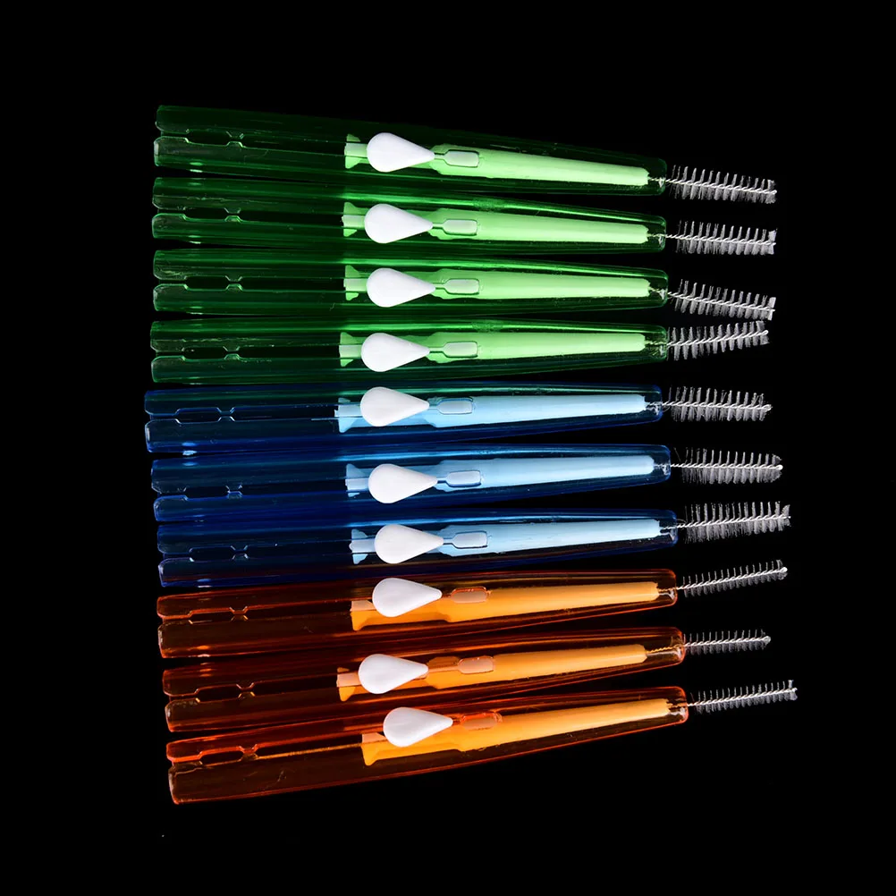 10 шт. брендовая щетка для чистки зубов с эффектом Push pull межзубная Ортодонтическая