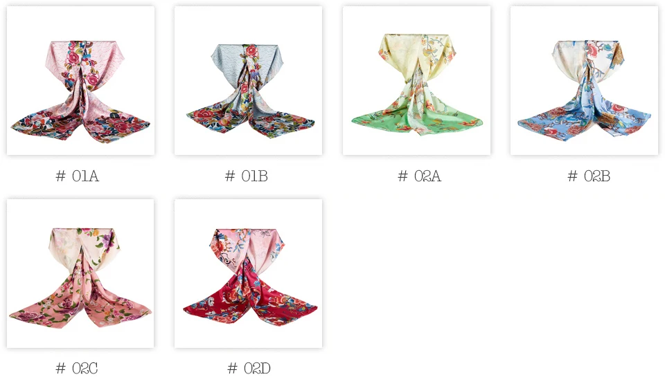 Шелковый шарф длинный из натурального шелка женский платок новая шаль Desigual 52x180