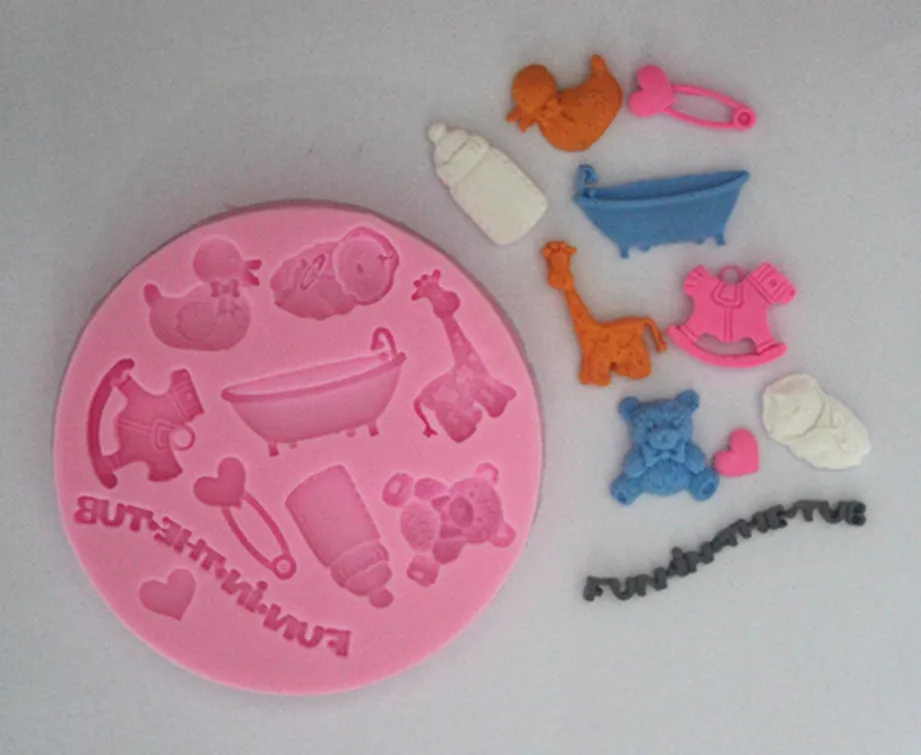 Новая детская мини форма для ванны Сахарная паста украшения мастики|fondant