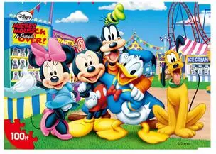 Disney замороженные Микки и Минни Маус София Русалка утка головоломки 100 шт. обучения Развивающие интересные деревянные игрушки для детей развивающие игрушки пазлы развивающие игрушки для детей головоломка игрушка