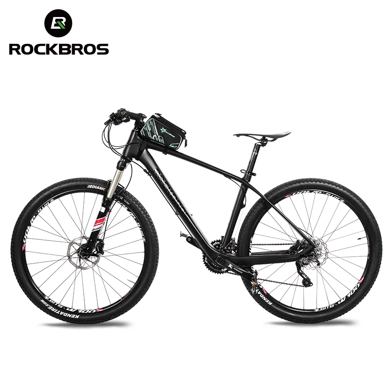 ROCKBROS водостойкая велосипедная сумка горный велосипед Передняя Верхняя Рамка
