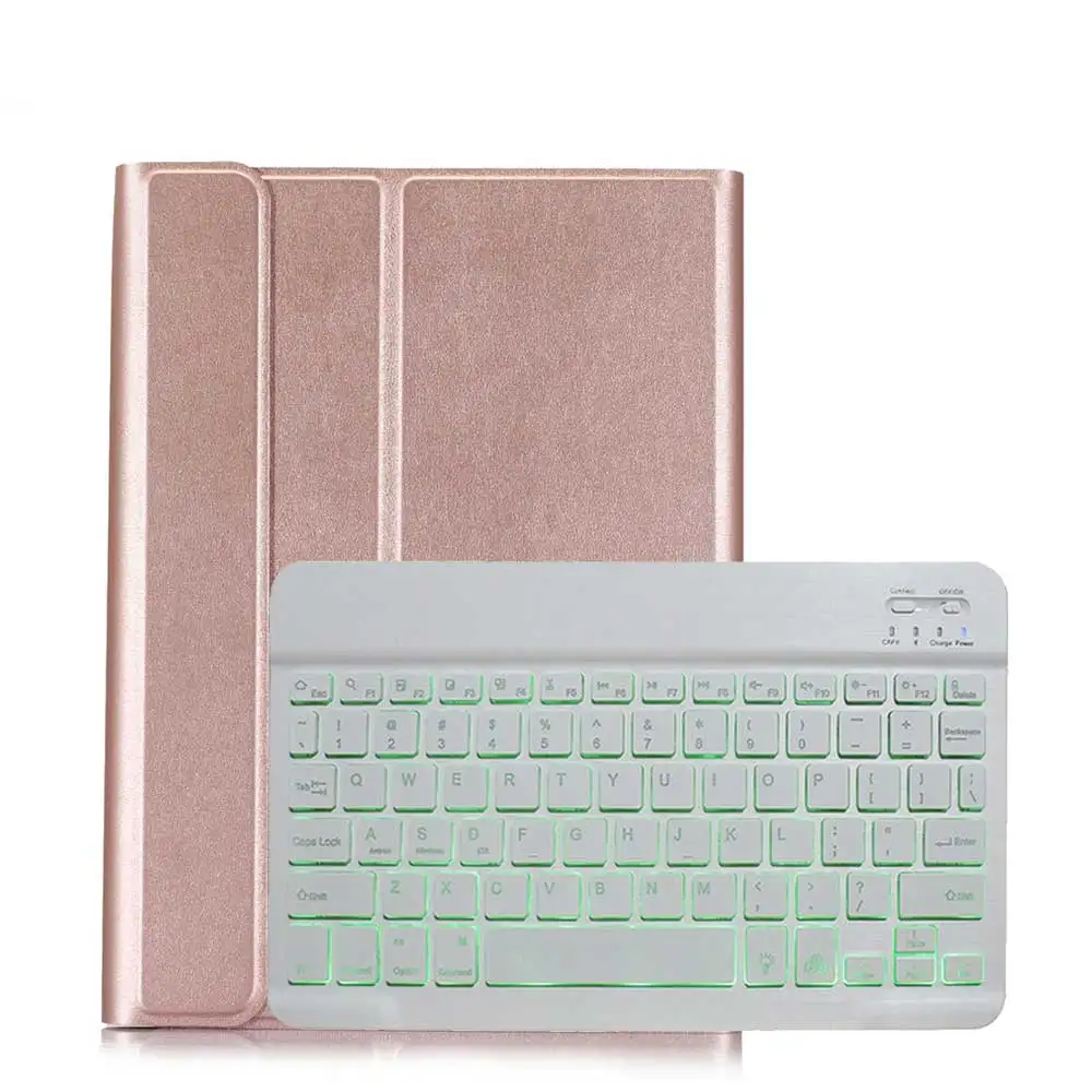 Rose Gold Чехол для iPad Pro 11, A80, A2013, A1934, a1989, чехол из искусственной кожи с подсветкой, откидная подставка, Чехол для iPad Pro, 11, Funda - Цвет: Rose Gold