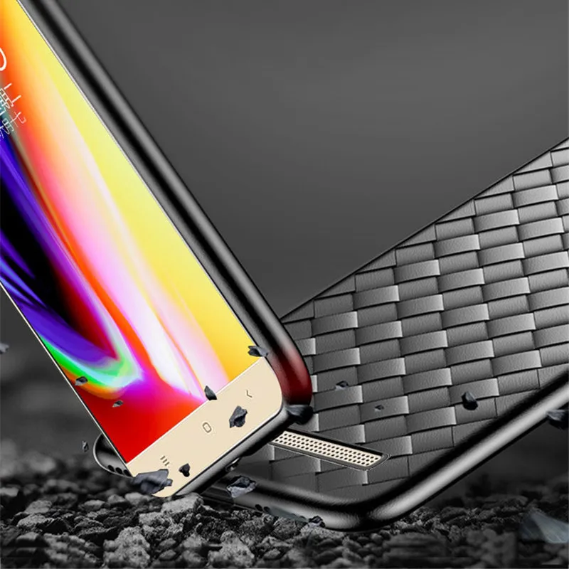 Чехол для Xiaomi redmi Note 3 Роскошный деловой матовый Плетеный чехол на заднюю панель