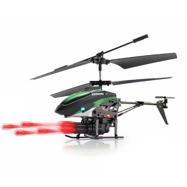 WLtoys V398 Вертолет 3 5-CH ракеты Запуск ИК-пульт дистанционного управления с