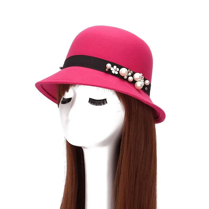 Весна осень зима женские фетровые шляпы груша для женщин кепки Имитация шерсти