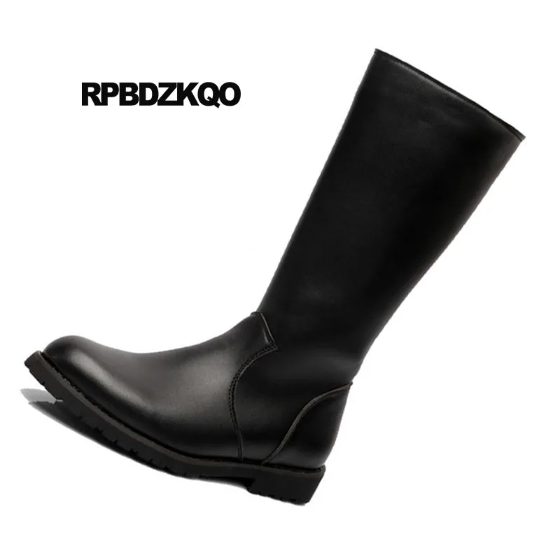 молния ботинки осенняя боевые Плюс размер ретро британский стиль военные