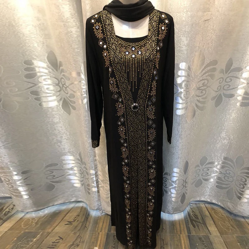 Мусульманский кафтановый халат Eid Abaya Арабская хиджаб мусульманское платье Caftan