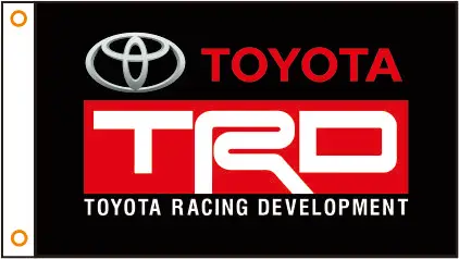 Флаг автомобиля под заказ флаг TOYOTA баннер 3x5 футов 100% полиэстер 101 | Дом и сад