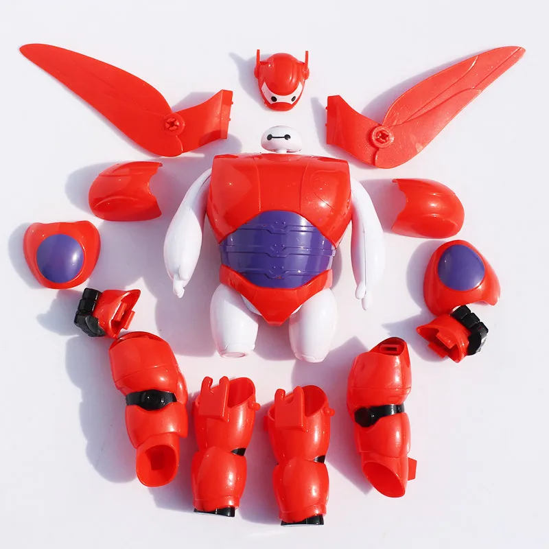 no box Новинка, большой герой 6, робот Baymax, игрушки для детей, модель, мультяшная фигурка, фильм Baymax, съемная броня, ПВХ, Baymax, модель игрушки, подарок - Цвет: no box