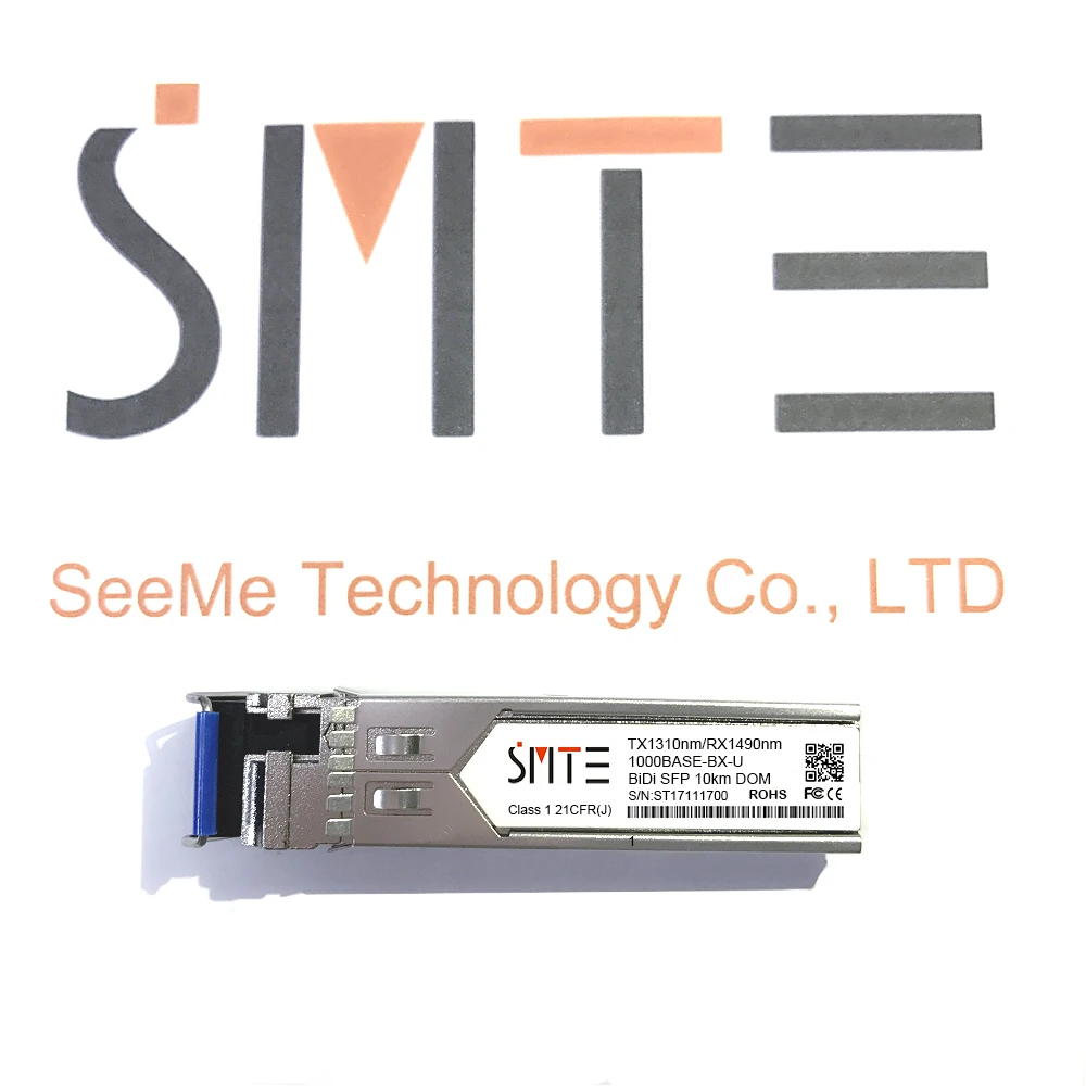 Совместим с H3C Huawei SFP-GE-LX-SM1310-BIDI 1000BASE-BX-U BiDi SFP TX1310nm/RX1490nm 1 25G 10km модуль
