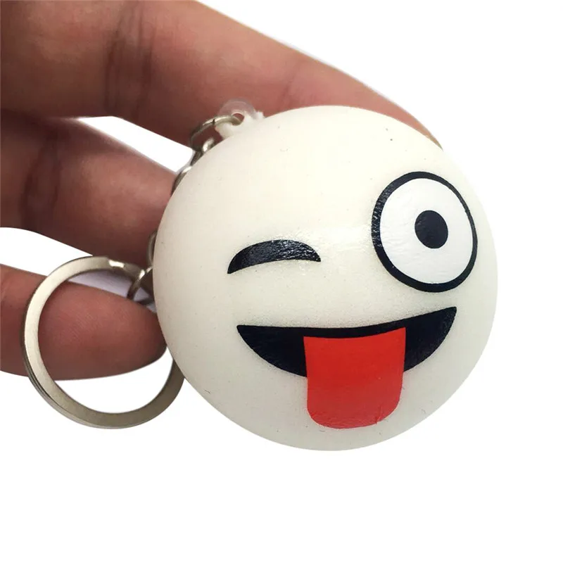 Squishy emoji хлеб душистый замедлить рост squeeze снятие стресса игрушка Ключ Пряжка