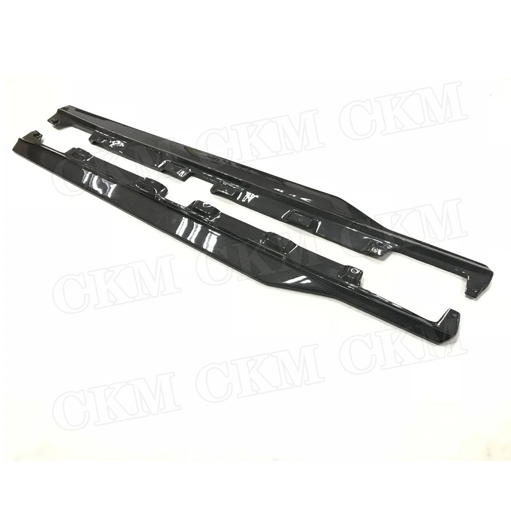 Боковые юбки из углеродного волокна фартуки Боковой бампер стеклопластика