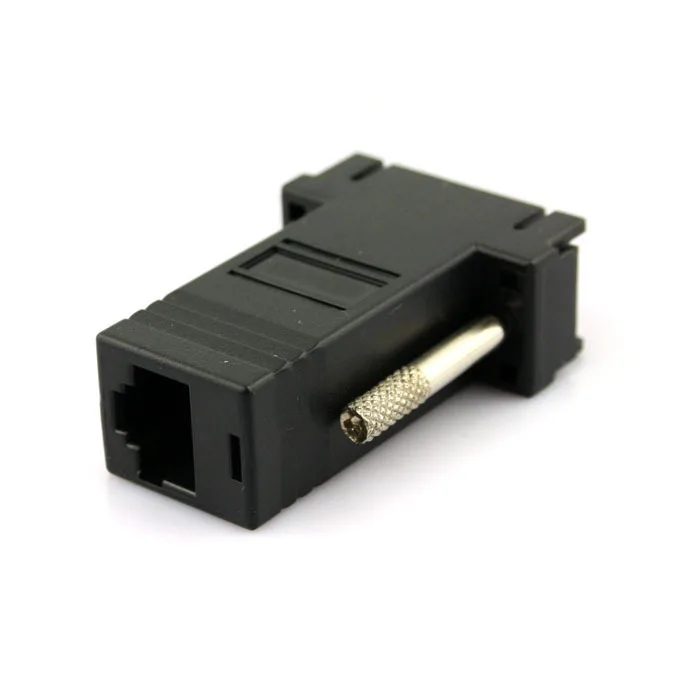 2014VVGA extender male to lan Video Extender CAT5 CAT6 RJ45 Cable Adapter free shipping |