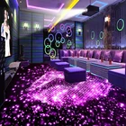 3D фотообои KTV для бара, клубов, с блестками, Нескользящие водостойкие Самоклеящиеся 3D обои из ПВХ