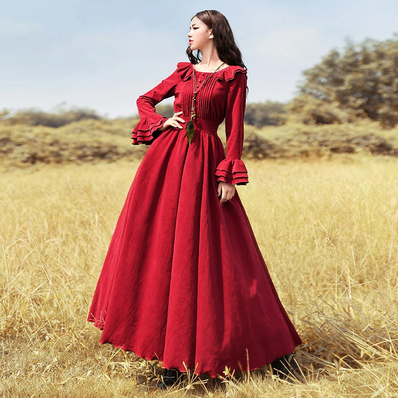 Женское вельветовое платье LYNETTE'S облегающее цельнокроеное с плиссированным