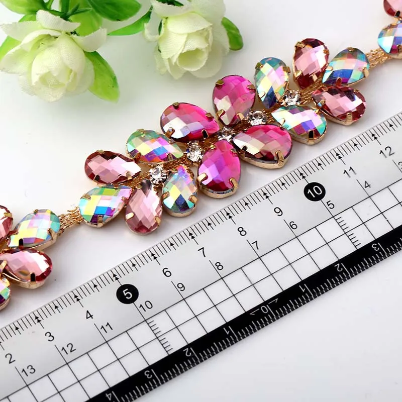 Лидер продаж! Пришивная цепь из горного хрусталя для самостоятельного