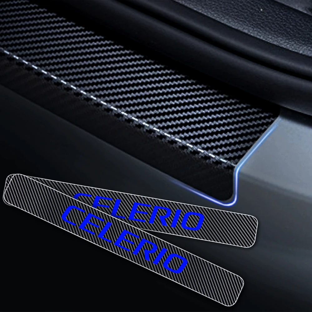 4 шт. накладки на порог двери для Suzuki Alto Celerio S Cross Jimny SX4 Vitara|Буксиры и подвесные