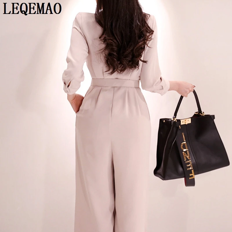 2019 весенние сексуальные благородные вечерние женские комбинезоны цельные