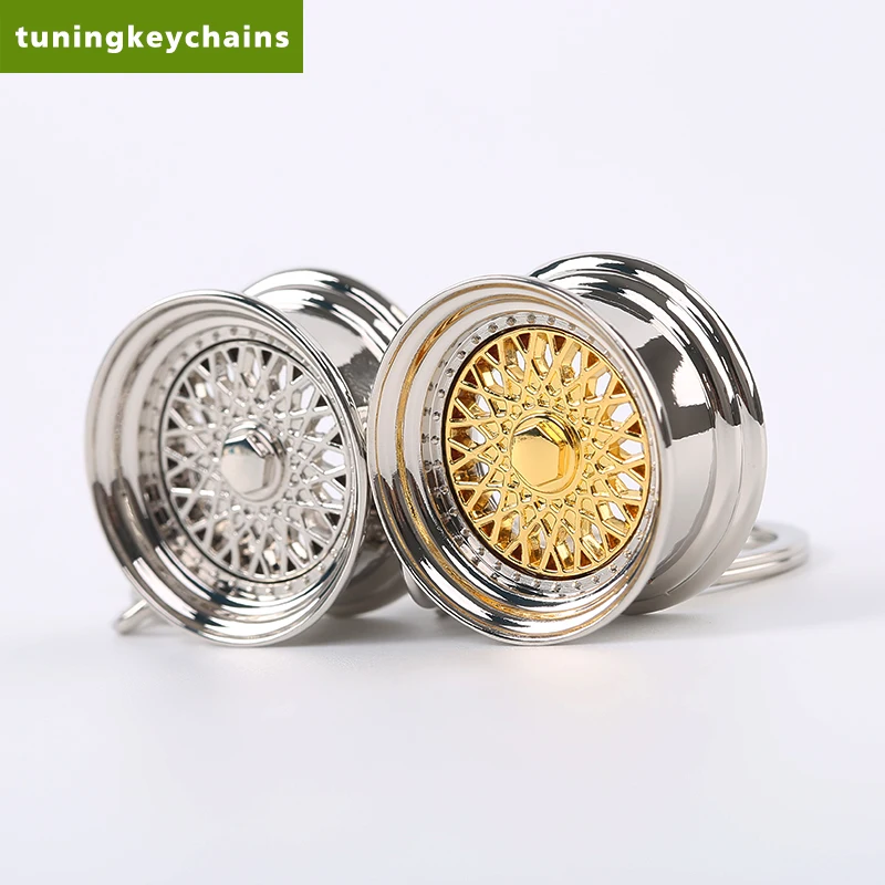 Набор 10 шт. мини брелок для тюнинга обода колеса ключей JDM Hellaflush из цинкового