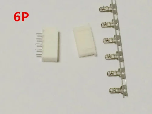 10Set 6P 10 компл. XH2.54 разъем провода XH 2,54 мм 2P 3P 4P 5P 6P 7P 8P 9P 10P 180 Угол прямой штыревой разъем+ Корпус+ клемма для печатной платы автомобиля - Цвет: 10Set 6P