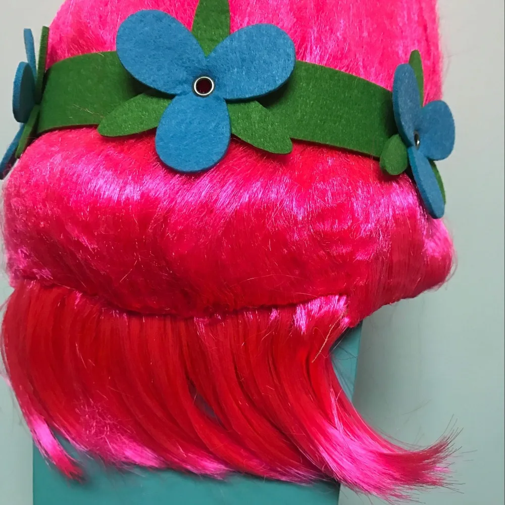 Женский парик для вечевечерние вечерние с цветами и татуировкой-наклейкой | Дом