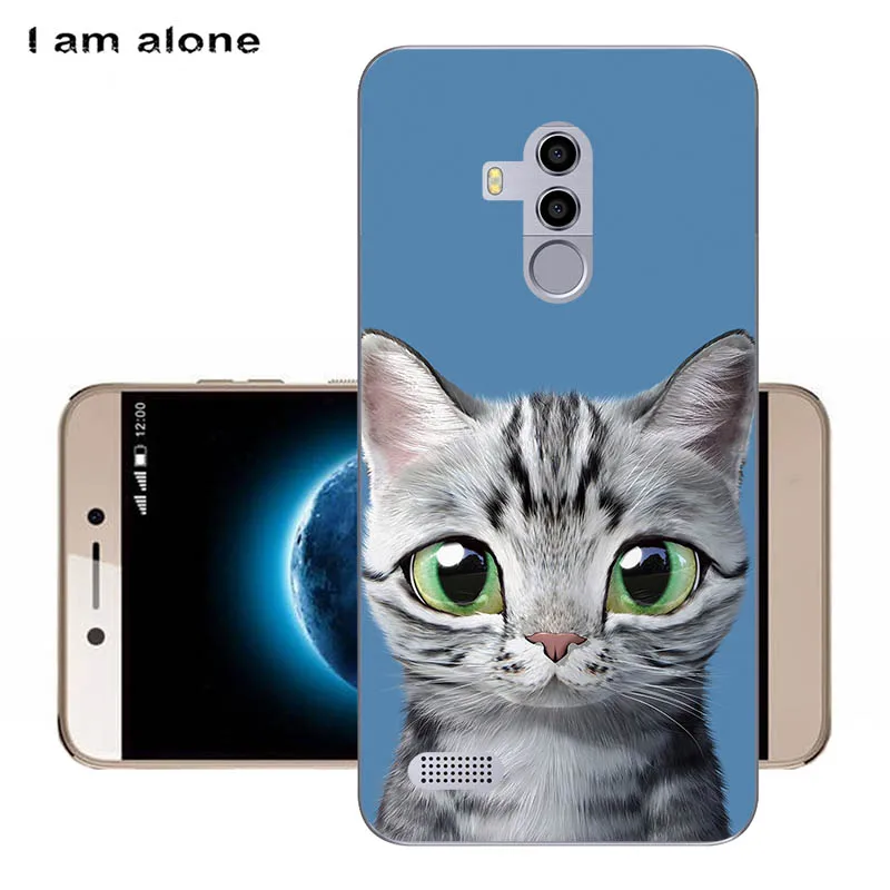Чехол для телефона I am alone для Leagoo T8s 5,5 дюйма, мягкий ТПУ мобильный Модный чехол с мультяшным принтом для Leagoo T8s, сумки - Цвет: Solf TPU HH41