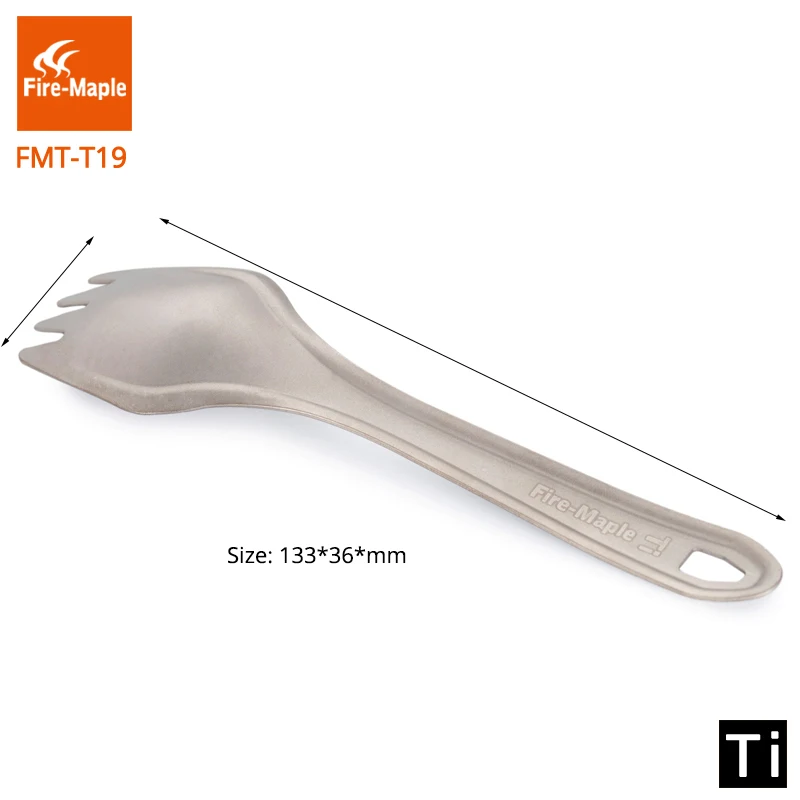 Портативный туристический светильник Fire Maple Spork из титана для активного отдыха