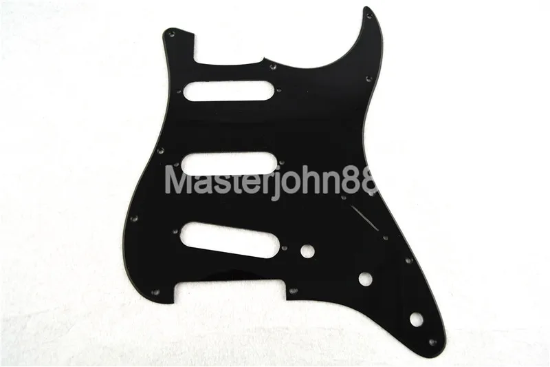 Черная Однослойная Накладка для электрогитары в стиле Strat оптовая продажа