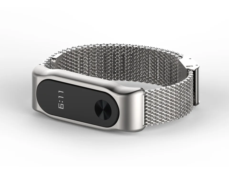 Mi jobs mi Band 2 ремешок на запястье металлический Безвинтовой браслет из нержавеющей стали для Xiaomi mi Band 2 Ремешок Браслет mi band 2 напульсники Pulseira