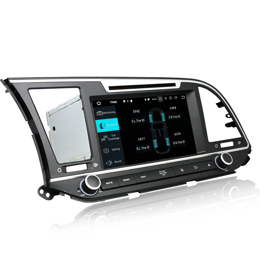 Android 8 0 Восьмиядерный автомобильный DVD плеер Мультимедиа для Hyundai Elantra 2016 2017 Avante 2015