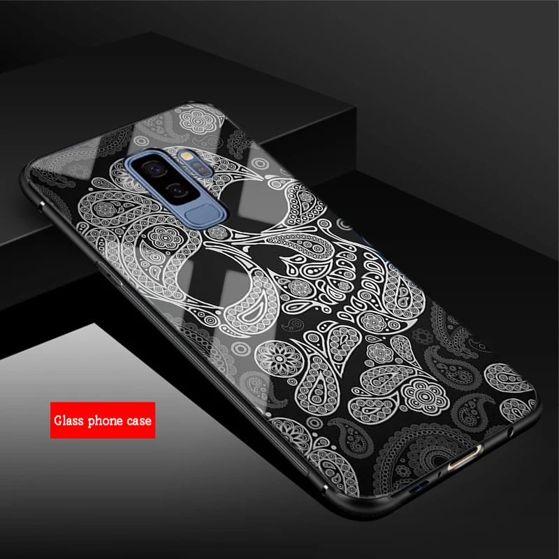 Чехол для телефона из закаленного стекла Samsung Galaxy A6 A6S A8 A8S J6 J8 2018 S8 S9 S10 PLUS NOTE 8 9