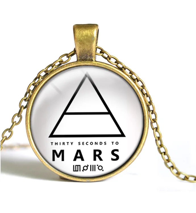 Винтажное ожерелье-чокер 12 шт./лот с подвеской в виде логотипа из фильма 30 Seconds To the