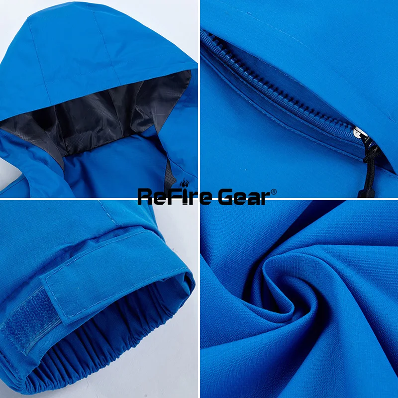 Refire gear Водонепроницаемая тактическая куртка с капюшоном мужская демисезонная теплая военная куртка повседневная ветрозащитная ветровка верхняя одежда пальто