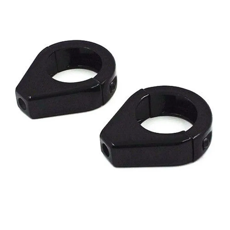 

2X Fork Turn Signal Indicator Light 41mm Relocation Bracket Clamps Mount For Honda Yamaha Kawasaki Suzukli Custom ATV