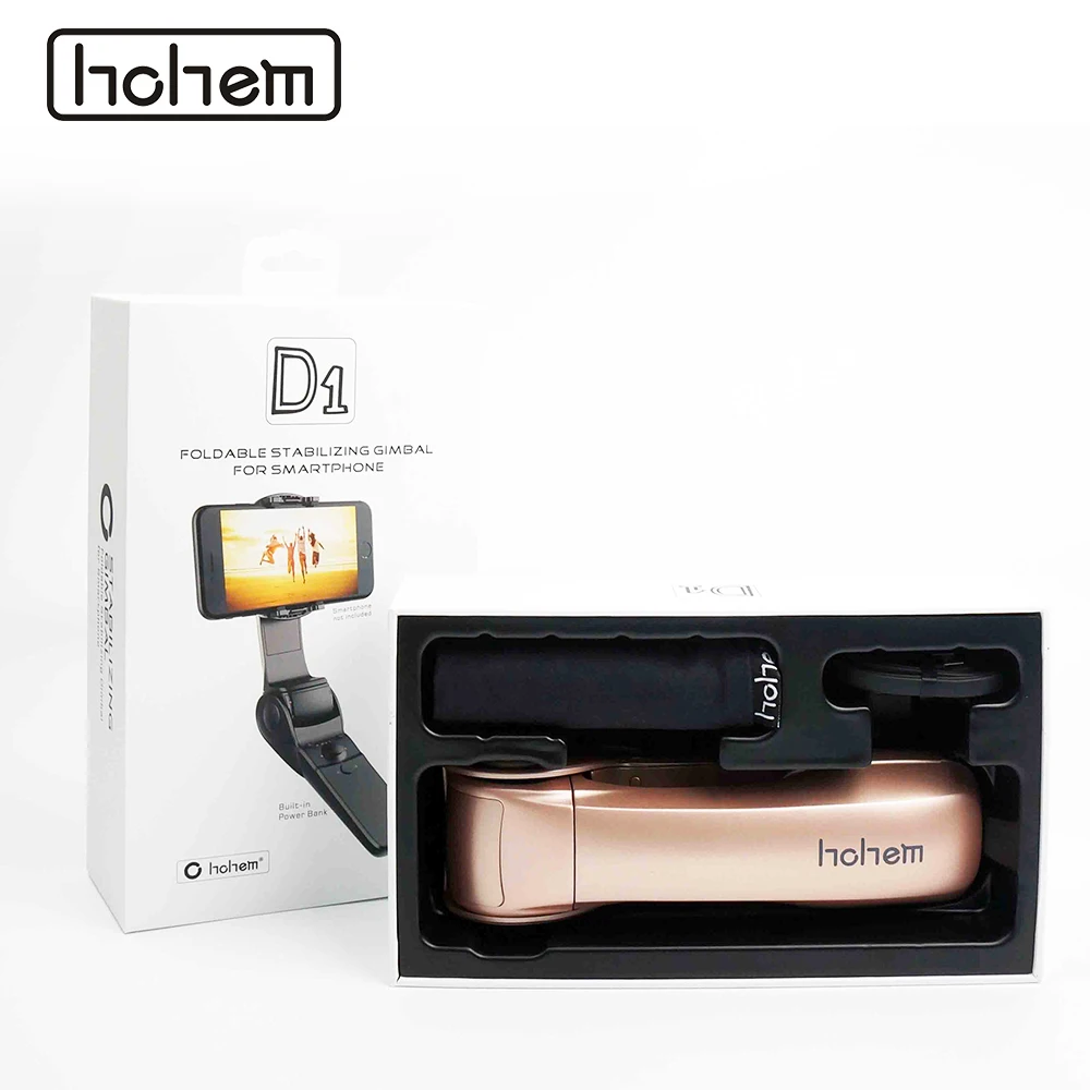 Ручной складной стабилизатор Hohem D1 для смартфонов iPhone Xs Max Xr X 8 7 6 и Huawei Samsung Galaxy S10 S9