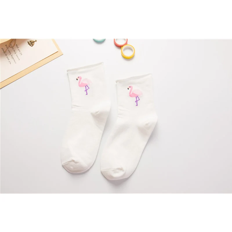 13 Новинка, Kawaii, модные, корейские, женские, стильные, длинные носки, meia, веселые, солнце, луна, ветряная мельница, радужный узор, хлопковые носки, носки с рисунком, погодные носки - Цвет: 13