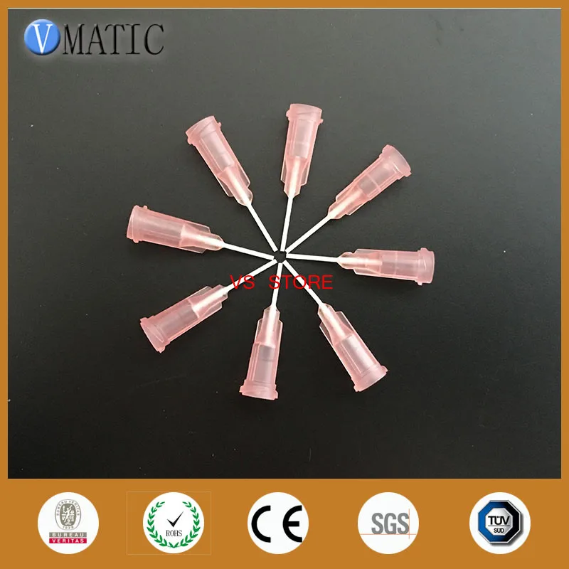 100 шт. 20 г розовый 0,5 ''Pp гибкие Советы Клей дозирования иглы 1/2 дюймов