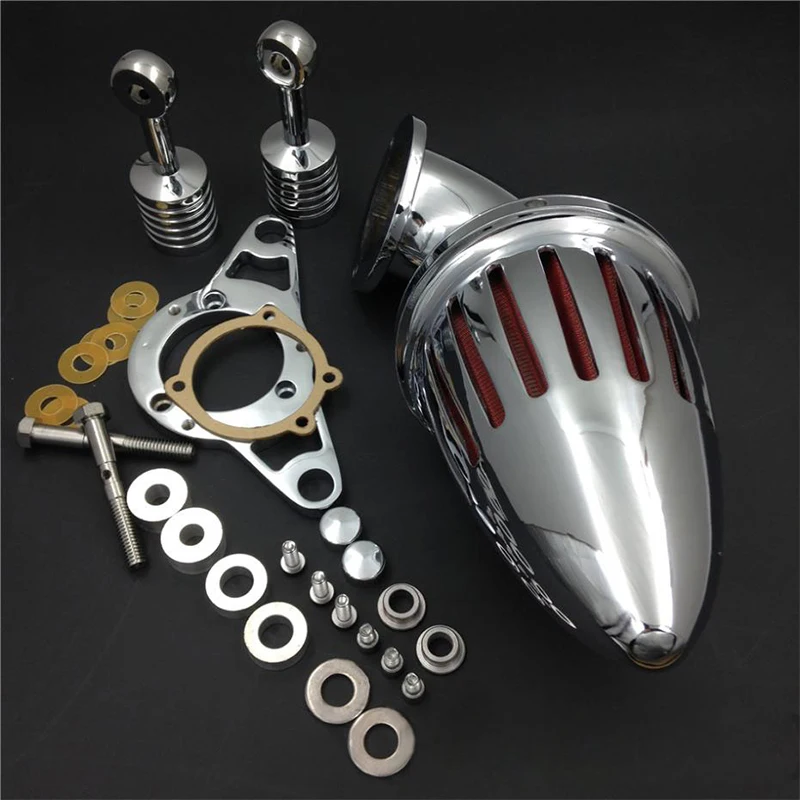 Набор для очистки воздуха Softail Fat Boy Dyna Street Bob Wide Glide Chrome | Автомобили и мотоциклы