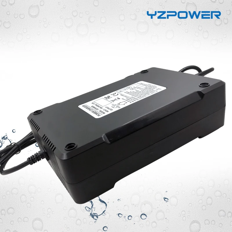 YZPOWER Новое поступление водонепроницаемый 42 в 8A 7A 6A литиевая батарея зарядное устройство адаптер для 36 в Li-Ion Lipo аккумулятор Электрический инструмент
